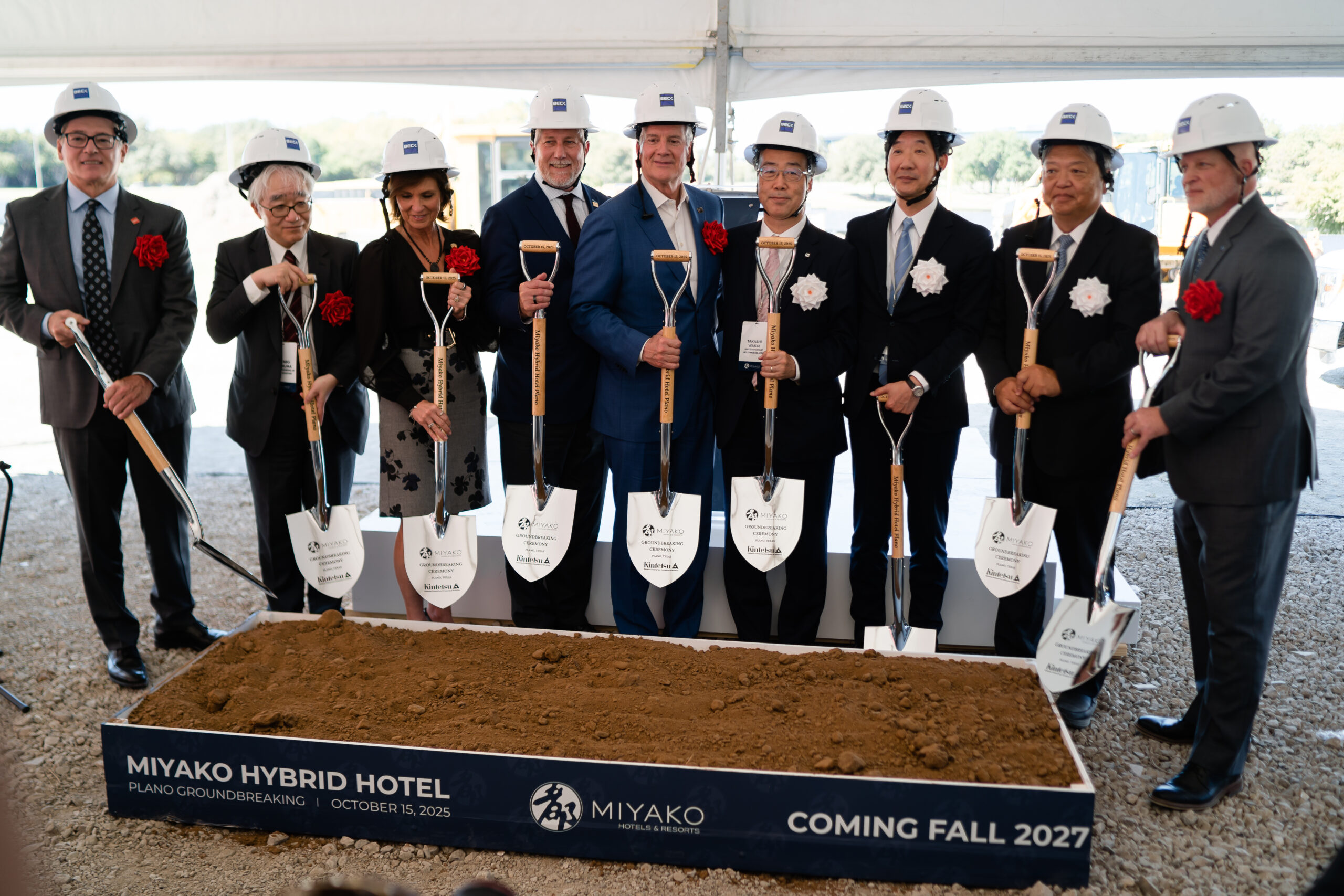 The groundbreaking ceremony
